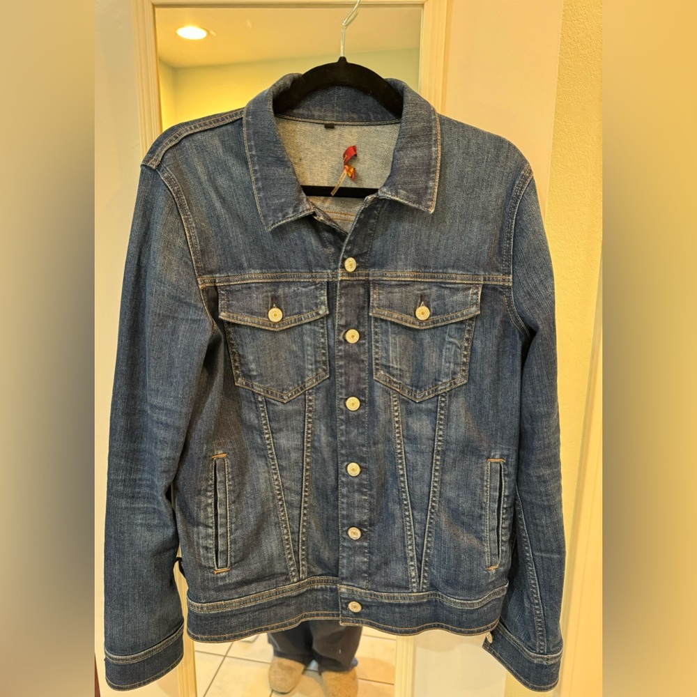 7 For All Mankind size Large denim jacket.